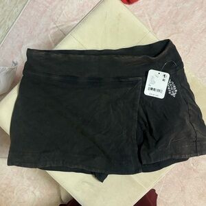 FP Movement by Free People Charcoal Mini Skirt